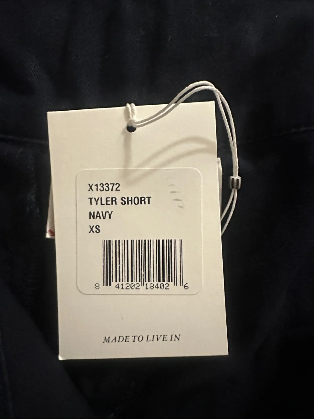 XiRENA Tyler Shorts in Navy High-Waist Tie Belt